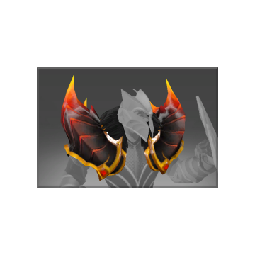 Corrupted Pauldrons of the Fire Dragon