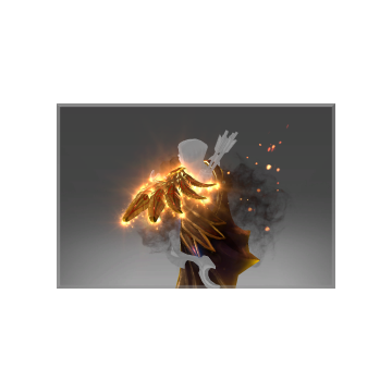 Inscribed Golden Silent Wake